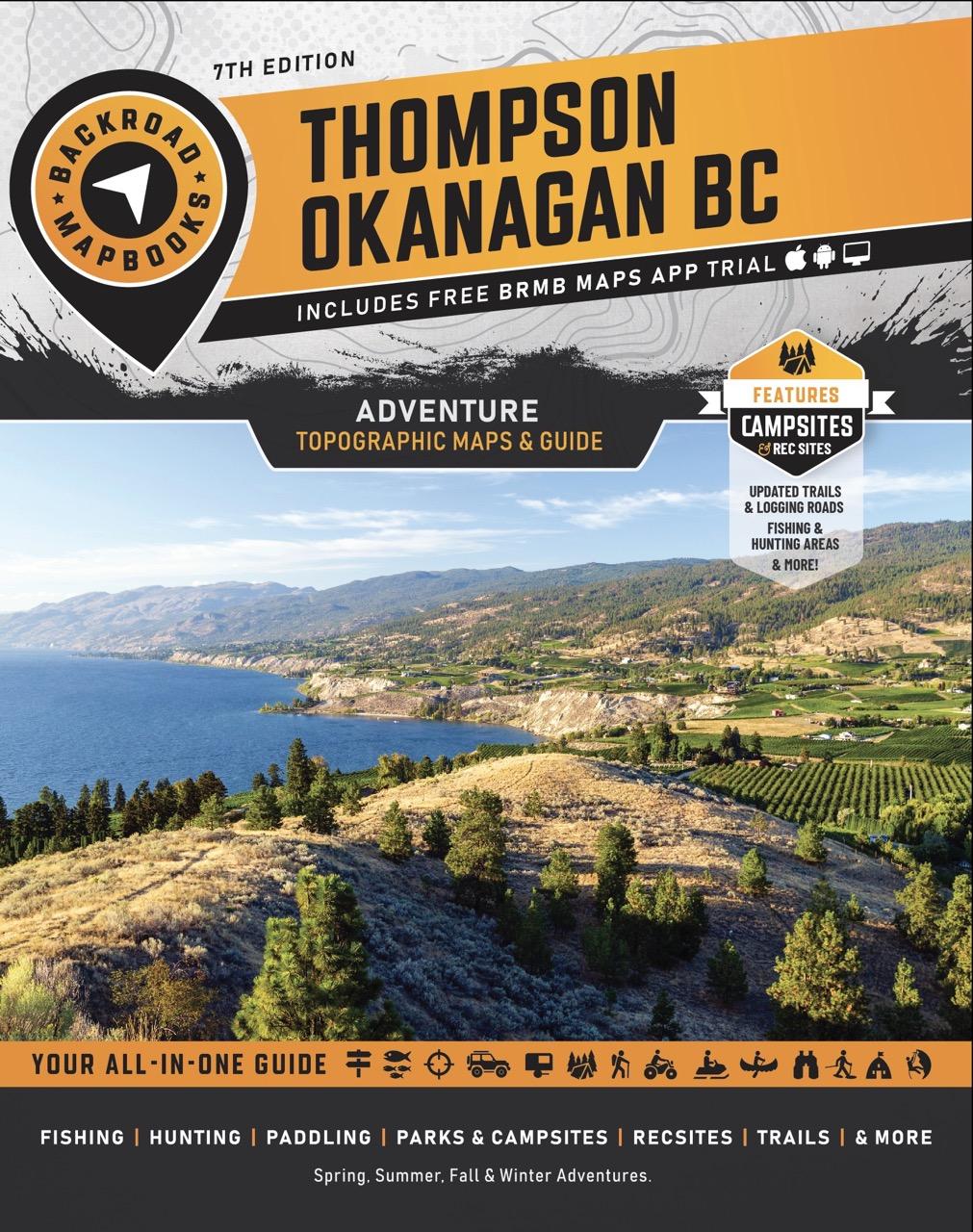 TOBC10 Beaverdell - Thompson Okanagan BC Topo Map by Backroad Mapbooks ...