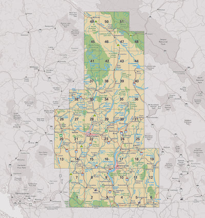TOBC10 Beaverdell - Thompson Okanagan BC Topo Map Preview 2