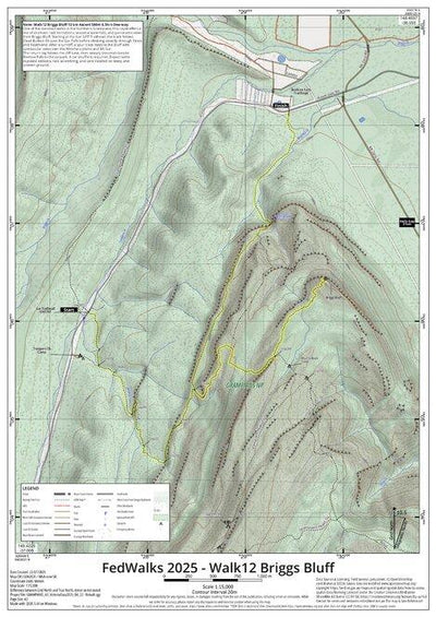 Map Bundle for FedWalks 2025 – Halls Gap Preview 1