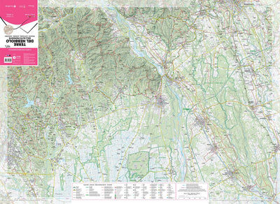 127 Terre del Nebbiolo hiking map 1:25000 Preview 1
