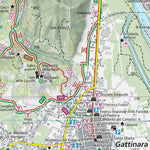 127 Terre del Nebbiolo hiking map 1:25000 Preview 2