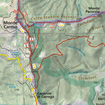 711 Monte Antola hiking map 1:25000 Preview 2