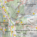 201 Monte Rosa hiking map 1:25000 Preview 2