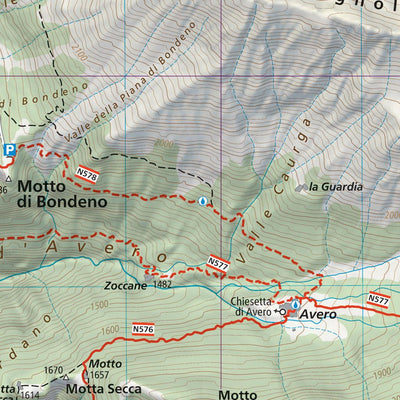 312 Valchiavenna hiking map 1:25000 Preview 2