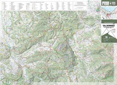 150 Val Borbera North hiking map 1:25000 Preview 1