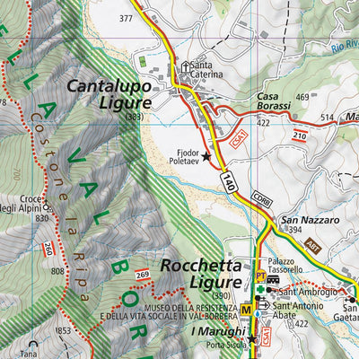 150 Val Borbera North hiking map 1:25000 Preview 3
