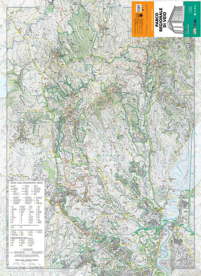 Parco Naturale Regionale di Veio hiking map 1:25000 Preview 1
