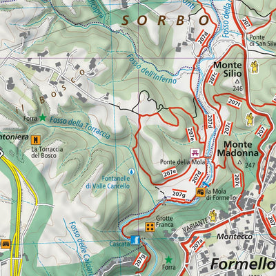 Parco Naturale Regionale di Veio hiking map 1:25000 Preview 3