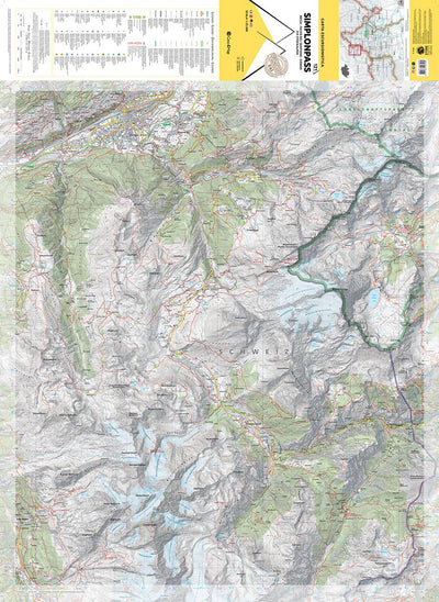 121 Simplonpass hiking map 1:25000 Preview 1