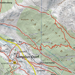121 Simplonpass hiking map 1:25000 Preview 2