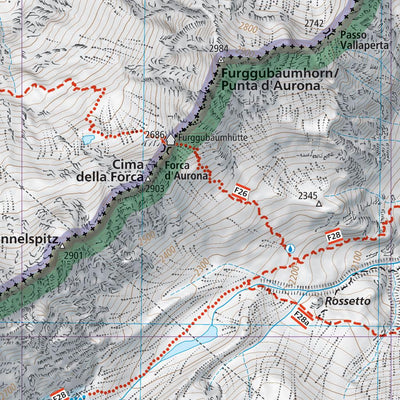 121 Simplonpass hiking map 1:25000 Preview 3