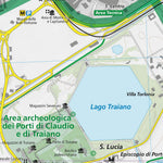 Parco Ostia Antica hiking map 1:16000 Preview 2