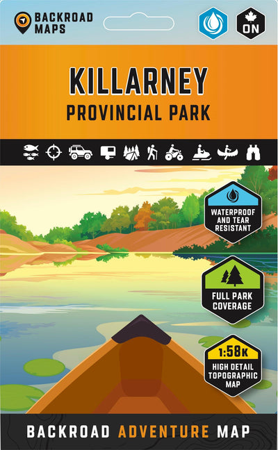 Killarney Provincial Park Ontario Park & Destination Map (2nd edition) Preview 1