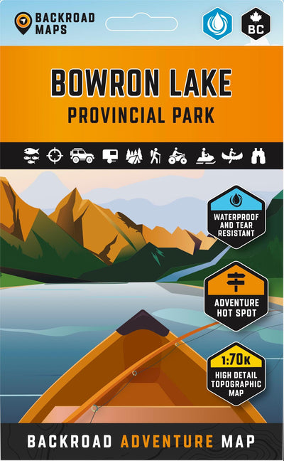 Bowron Lake Canoe Circuit Park and Destination Map (2nd edition) Preview 1