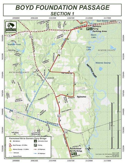 Boyd Passage of the Palmetto Trail (Map Bundle) Preview 1