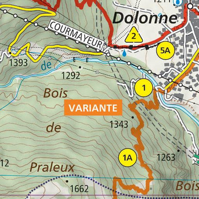 Alta Via 2 of the Aosta Valley (map #01) Preview 2