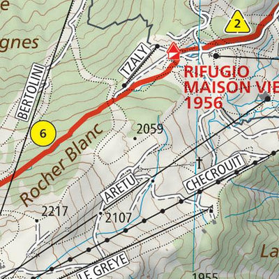 Alta Via 2 of the Aosta Valley (map #01) Preview 3