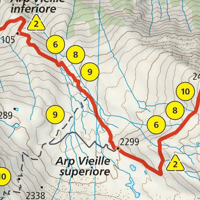 Alta Via 2 of the Aosta Valley (map #03) Preview 2