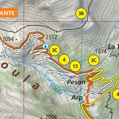 Alta Via 2 of the Aosta Valley (map #04) Preview 3