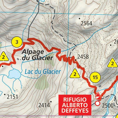Alta Via 2 of the Aosta Valley (map #05) Preview 3