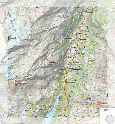 Alta Via 2 of the Aosta Valley (map #08) Preview 1