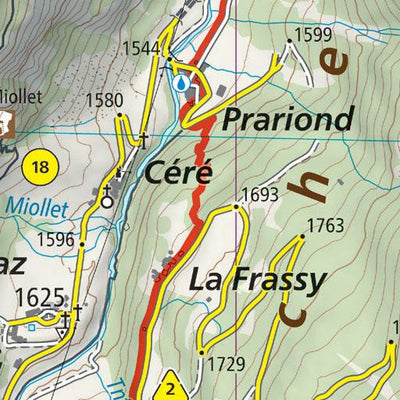 Alta Via 2 of the Aosta Valley (map #08) Preview 2