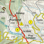 Alta Via 2 of the Aosta Valley (map #09) Preview 2