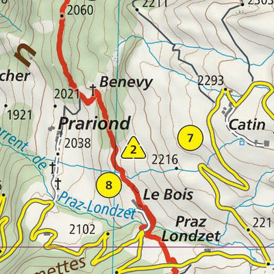 Alta Via 2 of the Aosta Valley (map #09) Preview 2