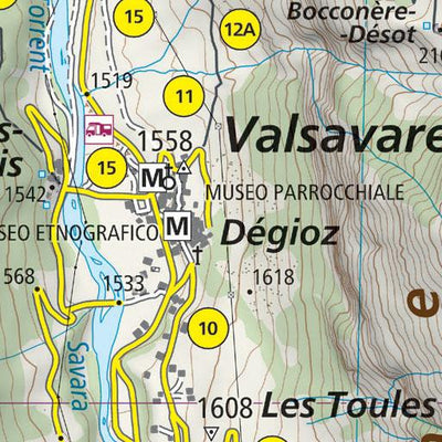 Alta Via 2 of the Aosta Valley (map #12) Preview 2