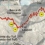 Alta Via 2 of the Aosta Valley (map #13) Preview 2