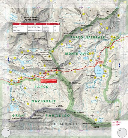Alta Via 2 of the Aosta Valley (map #17) Preview 1