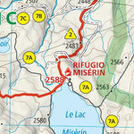 Alta Via 2 of the Aosta Valley (map #17) Preview 2