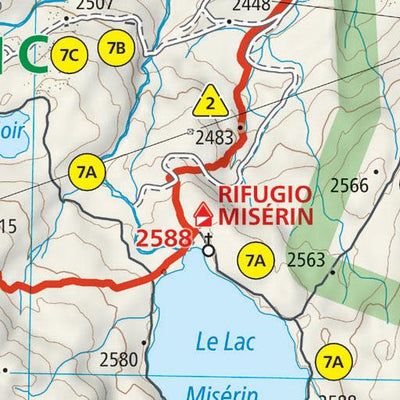 Alta Via 2 of the Aosta Valley (map #17) Preview 2