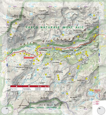 Alta Via 2 of the Aosta Valley (map #18) Preview 1