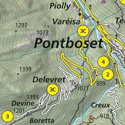 Alta Via 2 of the Aosta Valley (map #20) Preview 2