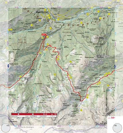 Alta Via 2 of the Aosta Valley (map #21) Preview 1