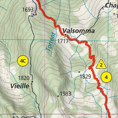Alta Via 2 of the Aosta Valley (map #21) Preview 3