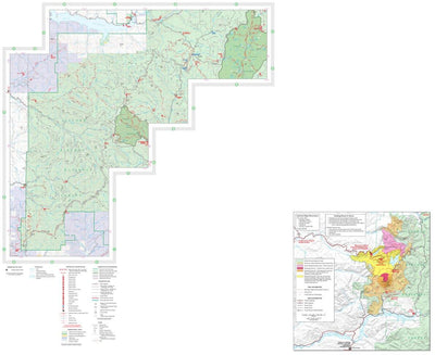Mount St. Helens NVM and Ranger District Map Bundle Preview 1
