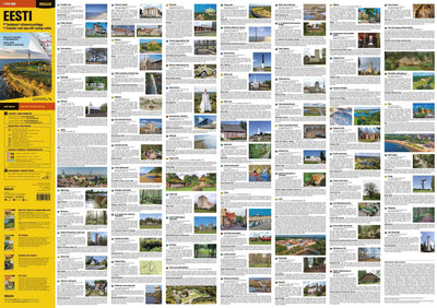 Estonian Road Map With Cycling Routes Preview 2