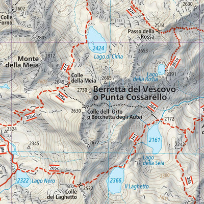 101 Valsesia South West hiking map 1:25000 Preview 2