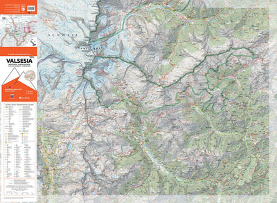 104 Valsesia North West hiking map 1:25000 Preview 1