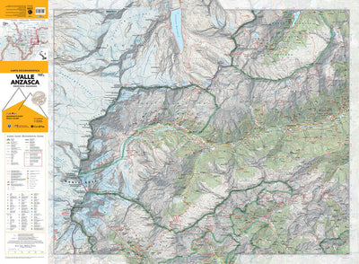 105 Valle Anzasca West hiking map 1:25000 Preview 1