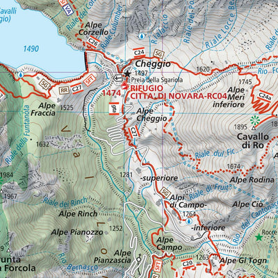 107 Valle Antrona hiking map 1:25000 Preview 2