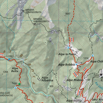 107 Valle Antrona hiking map 1:25000 Preview 3