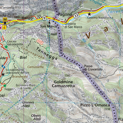 108 Valle di Bognanco hiking map 1:25000 Preview 2