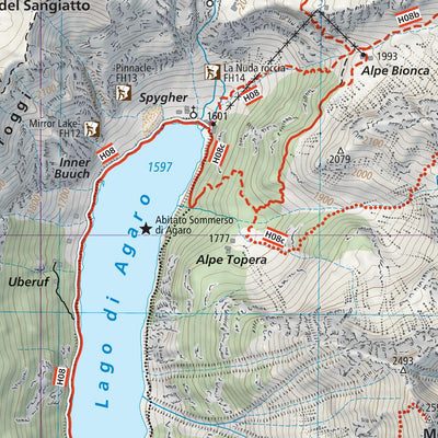 109 Alpe Veglia hiking map 1:25000 Preview 3