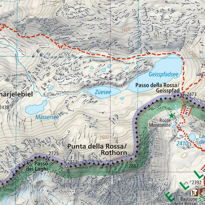 110 Alpe Devero hiking map 1:25000 Preview 3