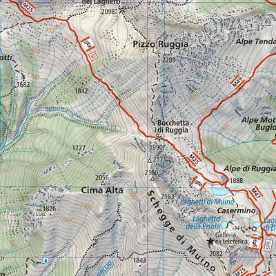 112 Valle Isorno hiking map 1:25000 Preview 3