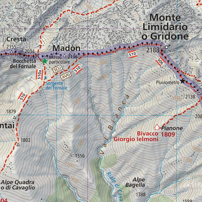 113 Valle Cannobina hiking map 1:25000 Preview 2