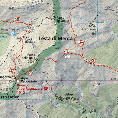 114 Val Grande hiking map 1:25000 Preview 2